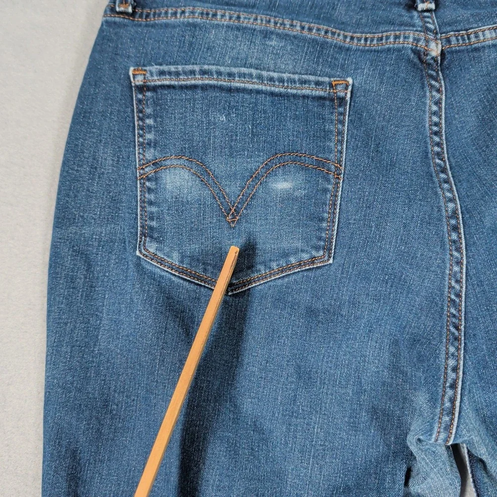 Levis 525 Perfect Waist Straight Leg Jeans Mens W33 L30‎ Blue Denim 15564-0045